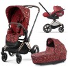 Cybex Priam Rockstar by Alec Voelkel 4.0 шасі Rosegold коляска 3 в 1