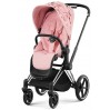 Cybex Priam Simply Flowers Pink 4.0 шасі Chrome Black прогулянкова коляска
