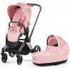 Коляска Cybex Priam 4.0 Simply Flowers Pink 2 в 1 шасі Rose Gold