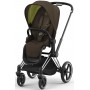 Stroller Cybex Priam Khaki Green chassis Chrome Black 4.0