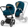 Cybex Priam 4.0 коляска 2 в 1 Mountain Blue шасі Chrome Black