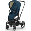 Stroller Cybex Priam Mountain Blue chassis Chrome Black 4.0