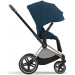 Stroller Cybex Priam Mountain Blue chassis Rosegold 4.0