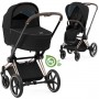 Cybex Priam 4.0 stroller 2 in 1 Onyx Black chassis Rosegold