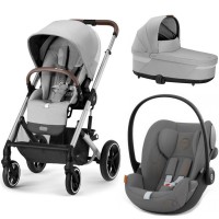 Stroller Cybex Balios S Lux 3 in 1 Lava Grey car seat  Cloud G