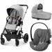 Коляска Cybex Balios S Lux 3 в 1 Lava Grey автокресло Cloud G