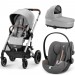 Коляска Cybex Balios S Lux 3 в 1 Lava Grey автокресло Cloud G plus