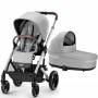 Stroller Cybex Balios S Lux Silver 2 in 1 Lava Grey