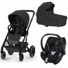 Stroller Cybex Balios S Lux 3 in 1 Moon Black car seat Aton 5