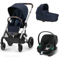 Коляска Cybex Balios S Lux 3 в 1 Ocean Blue автокресло Aton B2 i-Size