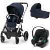 Коляска Cybex Balios S Lux 3 в 1 Ocean Blue автокрісло Aton B2 i-Size