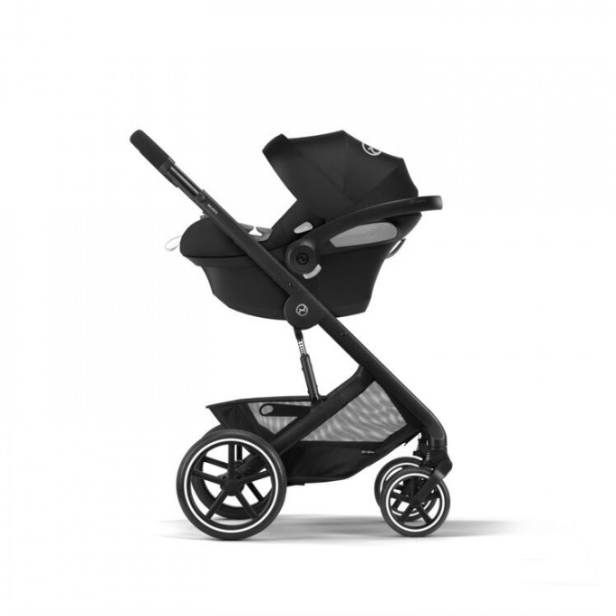 Stroller Cybex Balios S Lux 3 in 1 Moon Black car seat Aton S2