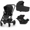 Stroller Cybex Balios S Lux 3 in 1 Moon Black car seat Aton S2