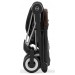 Cybex Coya Sepia Black frame chrome brown stroller