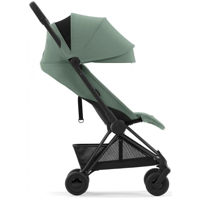 Cybex Coya Leaf Green frame matt black stroller