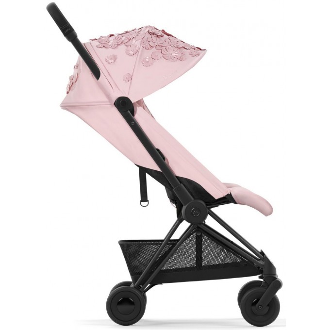 Cybex Coya Simply Flowers Pink шасси matt black прогулочная коляска