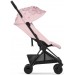 Cybex Coya Simply Flowers Pink шасі matt black прогулянкова коляска