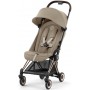 Cybex Coya Cozy Beige frame rosegold stroller