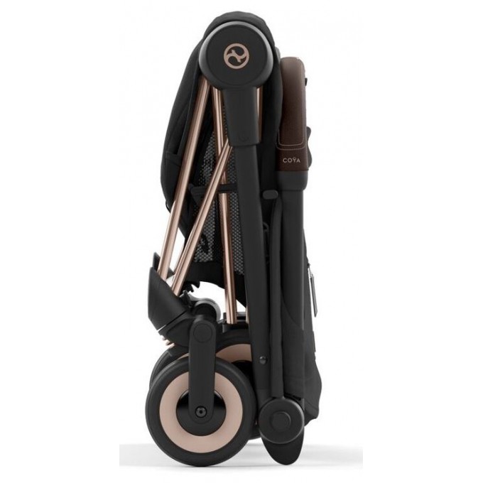 Cybex Coya Sepia Black frame rosegold stroller