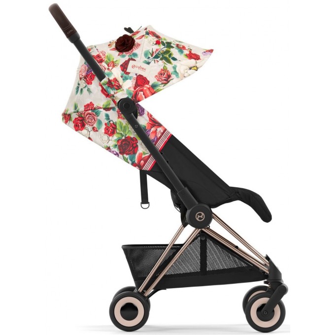 Cybex Coya Spring Blossom Light frame rosegold stroller