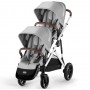 Cybex Gazelle S Silver Lava Grey коляска для двойни
