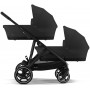 Cybex Gazelle S 2 в 1 Moon Black коляска для двойни