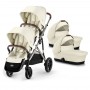 Cybex Gazelle S 2 в 1 Seashell Beige коляска для двойни