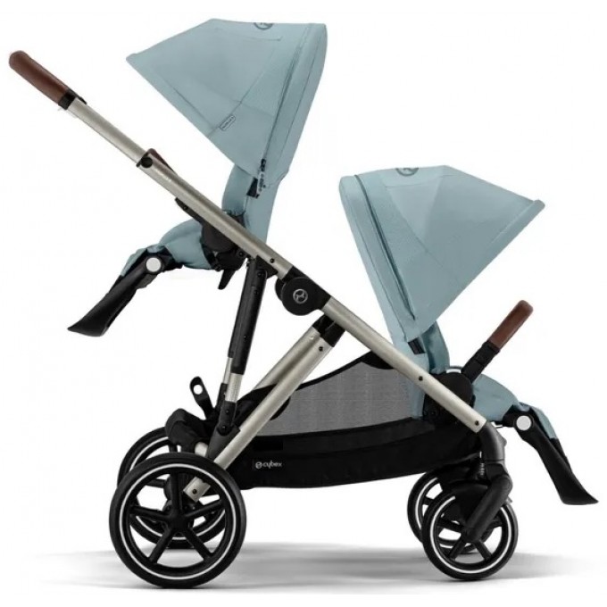 Stroller for twins Cybex Gazelle S Sky Blue