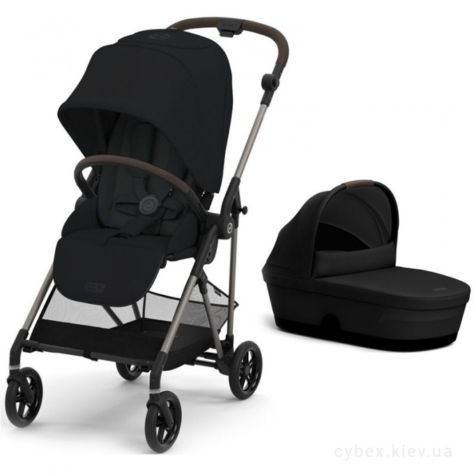 Коляска Cybex Melio 2 в 1 Magic Black