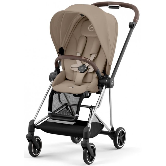 Прогулянкова коляска Cybex Mios 4.0 Cozy Beige шасі Chrome Brown