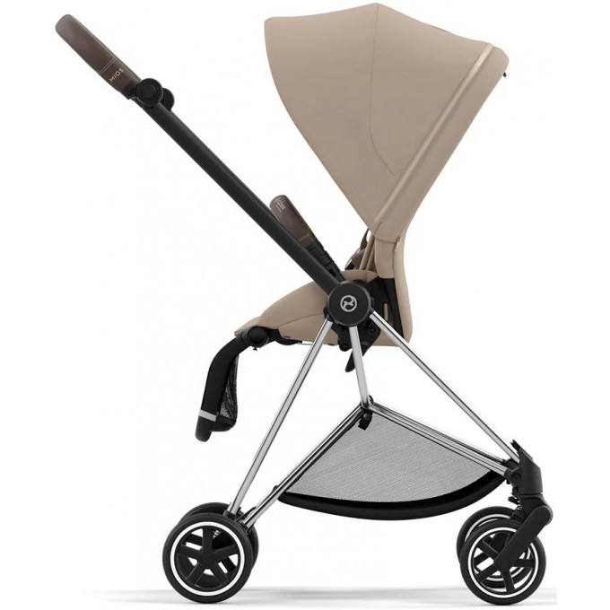 Прогулочная коляска Cybex Mios 4.0 Cozy Beige шасси Chrome Brown