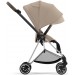 Stroller Cybex Mios 4.0 Cozy Beige chassis Chrome Brown