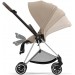 Прогулочная коляска Cybex Mios 4.0 Cozy Beige шасси Chrome Brown