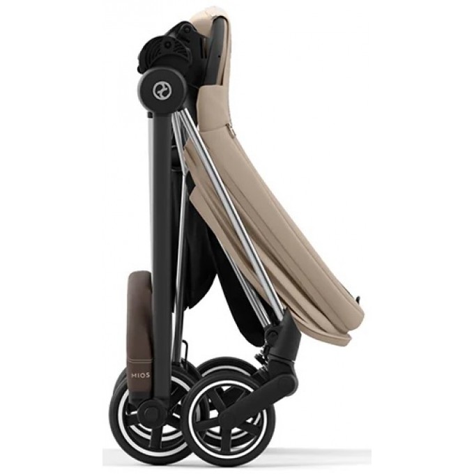 Прогулочная коляска Cybex Mios 4.0 Cozy Beige шасси Chrome Brown