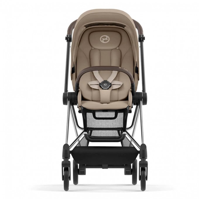 Cybex Mios 4.0 коляска 2 в 1 Cozy Beige шасси Chrome Brown