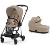 Cybex Mios 4.0 stroller 2 in 1 Cozy Beige chassis Matt Black