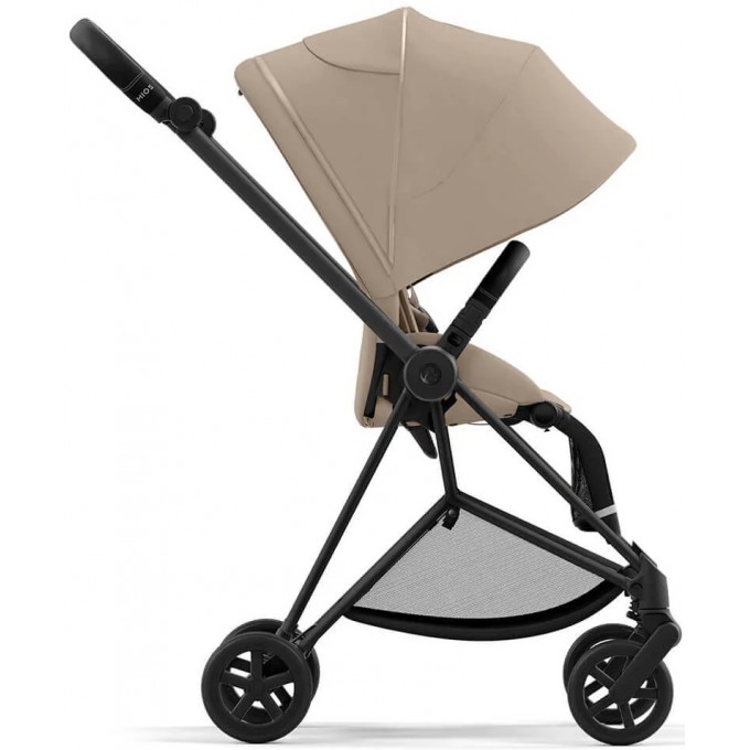 Прогулочная коляска Cybex Mios 4.0 Cozy Beige шасси Matt Black