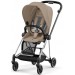 Cybex Mios 4.0 stroller 2 in 1 Cozy Beige chassis Chrome Black