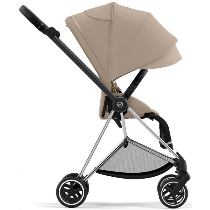 Stroller Cybex Mios 4.0 Cozy Beige chassis Chrome Black