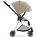 Прогулянкова коляска Cybex Mios 4.0 Cozy Beige шасі Chrome Black