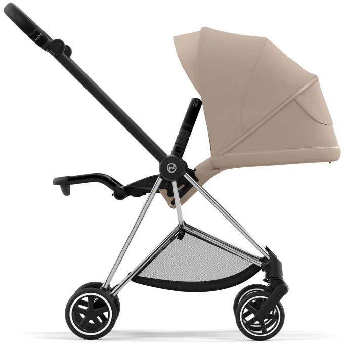 Прогулочная коляска Cybex Mios 4.0 Cozy Beige шасси Chrome Black