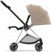 Stroller Cybex Mios 4.0 Cozy Beige chassis Chrome Black