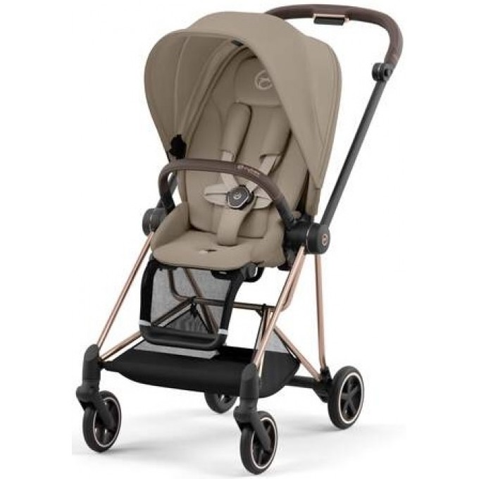 Прогулочная коляска Cybex Mios 4.0 Cozy Beige шасси Rosegold