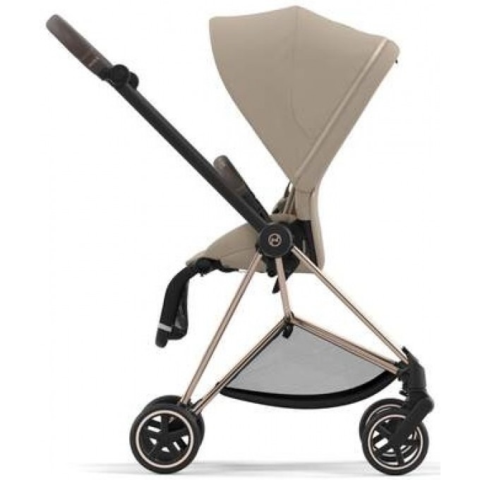 Прогулянкова коляска Cybex Mios 4.0 Cozy Beige шасі Rosegold