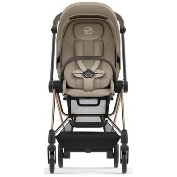 Прогулочная коляска Cybex Mios 4.0 Cozy Beige шасси Rosegold