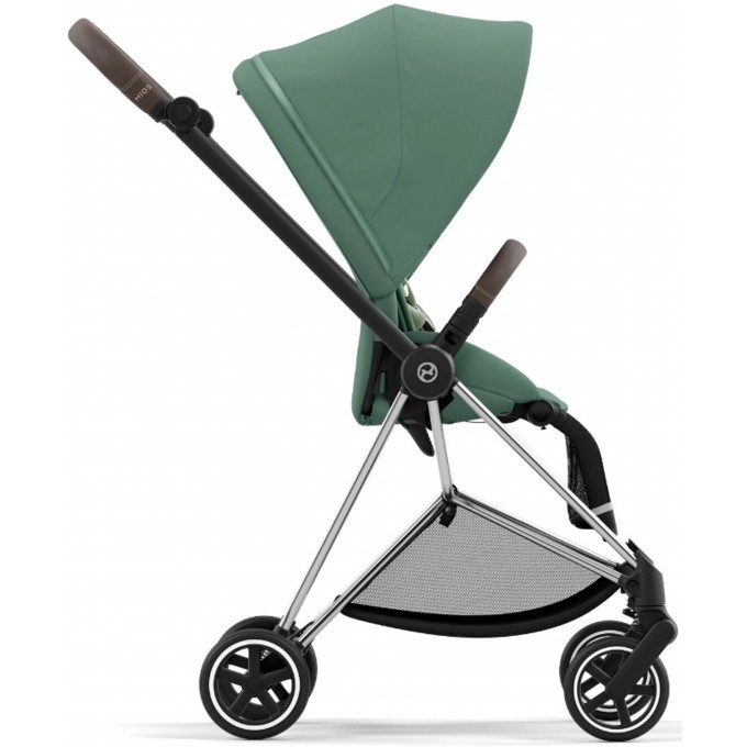 Cybex Mios 4.0 stroller 2 in 1 Leaf Green chassis Chrome Brown