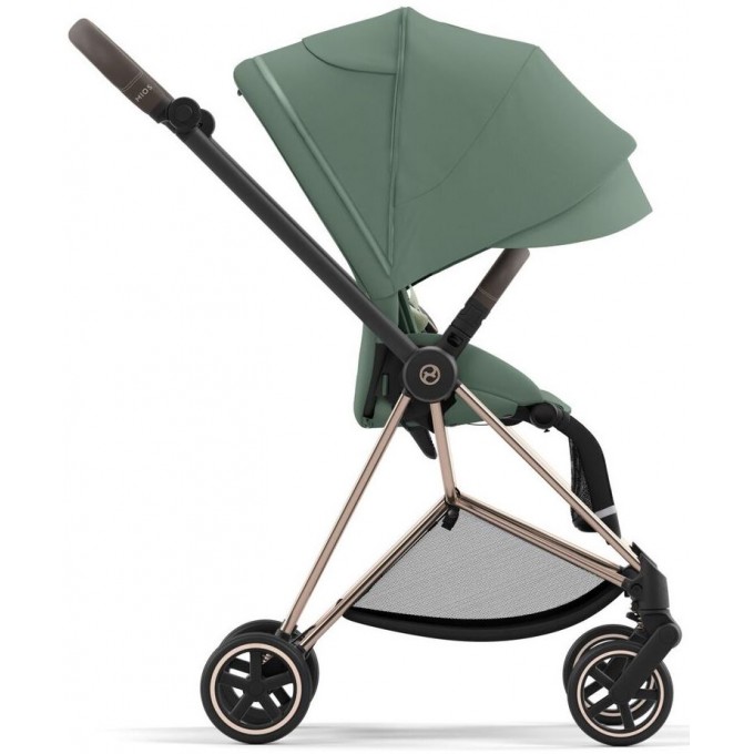 Cybex Mios 4.0 stroller 2 in 1 Leaf Green chassis Rose Gold