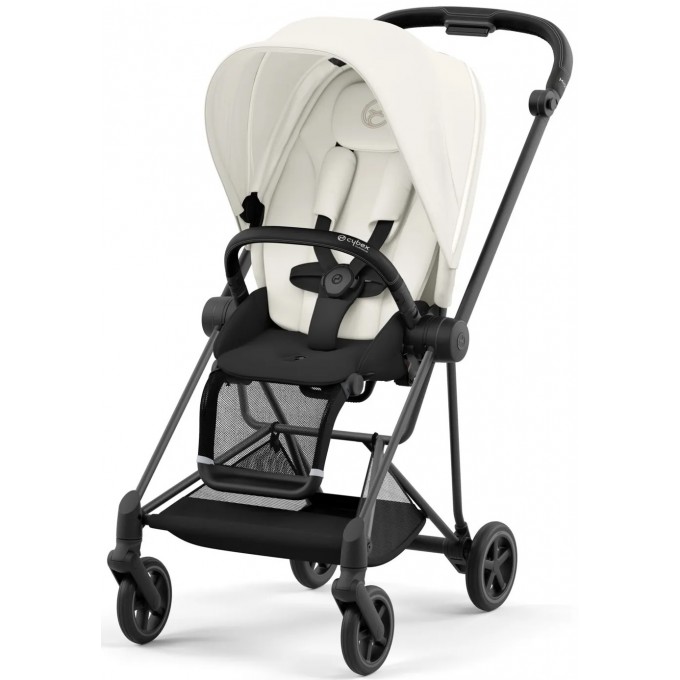 Cybex Mios 4.0 коляска 2 в 1 Off White шасси Matt Black