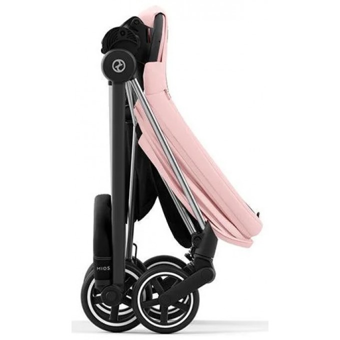 Прогулянкова коляска Cybex Mios 4.0 Peach Pink шасі Chrome Black