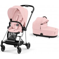 Cybex Mios 4.0 коляска 2 в 1 Peach Pink шасси Chrome Black